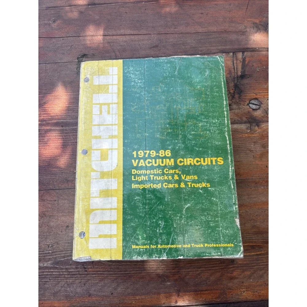 1979-86 MITCHELL VACUUM CIRCUITS MANUAL FORD MERCEDES CHRYSLER TOYOTA DODGE GMC